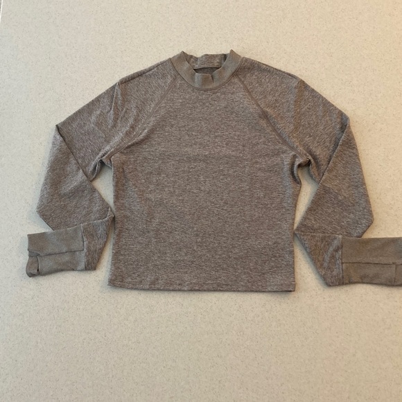 Athleta Tops - Athleta Brown Long Sleeve Shirt Activewear Women Size Medium